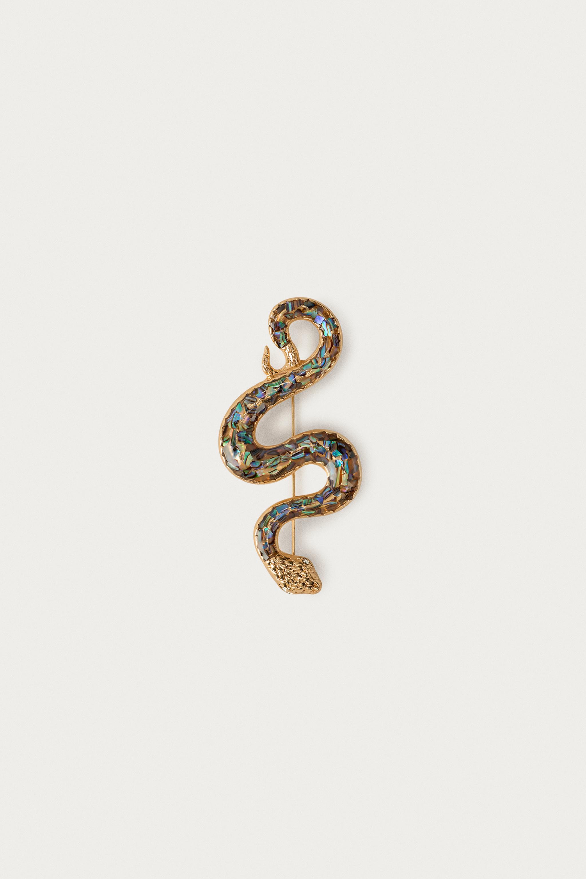 SNAKE BROOCH MARISA BERENSON X ZARA